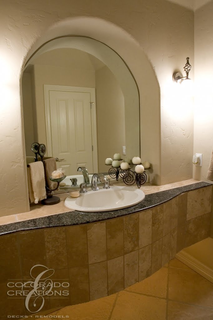 Castle Pines Village Basement Bathroom Remodel Colorado Creations