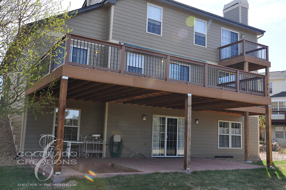 Colorados Deck Builder - Timber Tech Deck with Balcony
