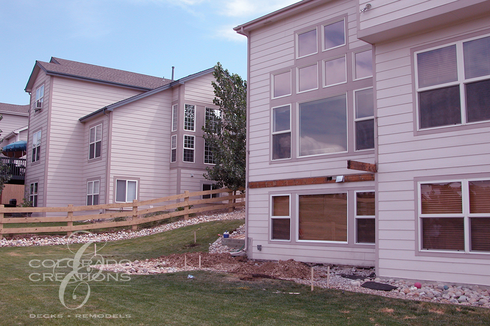Colorado Creations Custom Decks - Before Photo