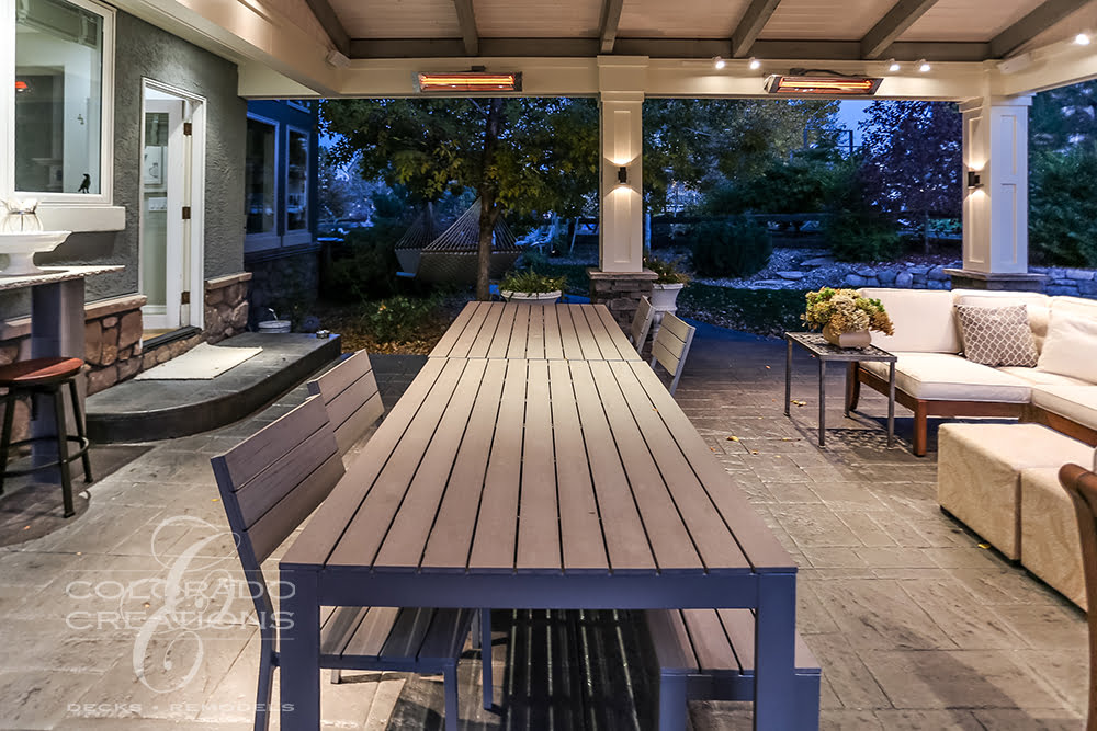 Colorado Creations Highlands Ranch Deck Builder Premier Highlands Ranch Deck Builder Built In Grill Fire Pit Covered Patio