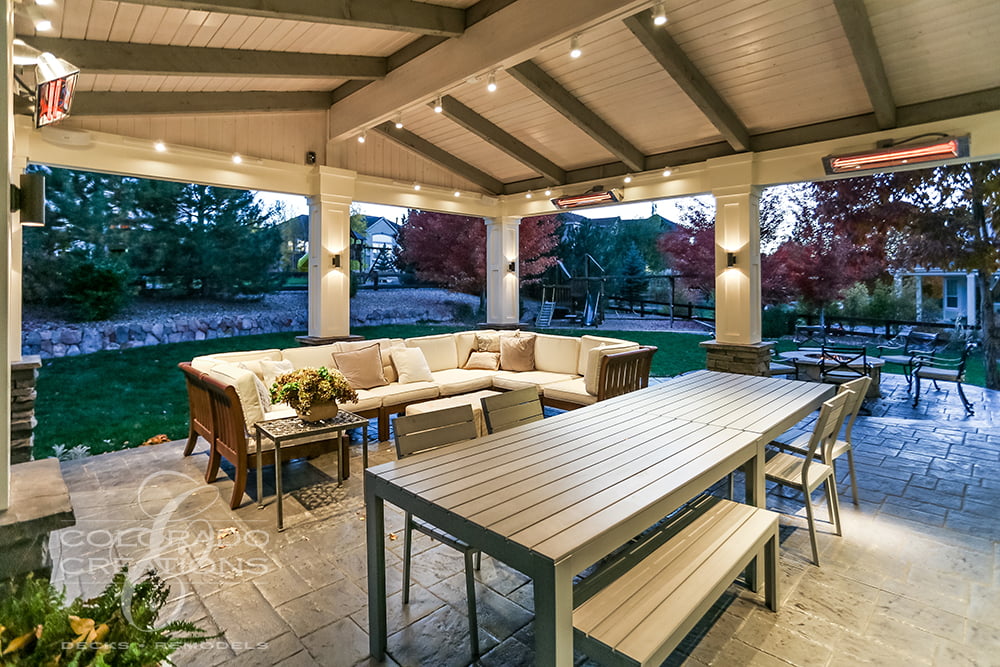 Colorado Creations Highlands Ranch Deck Builder Premier Highlands Ranch Deck Builder Built In Grill Fire Pit Covered Patio