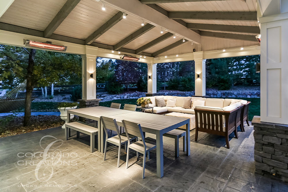 Highlands Ranch Deck Builder - Built-in Grill - Fire Pit - Covered Patio