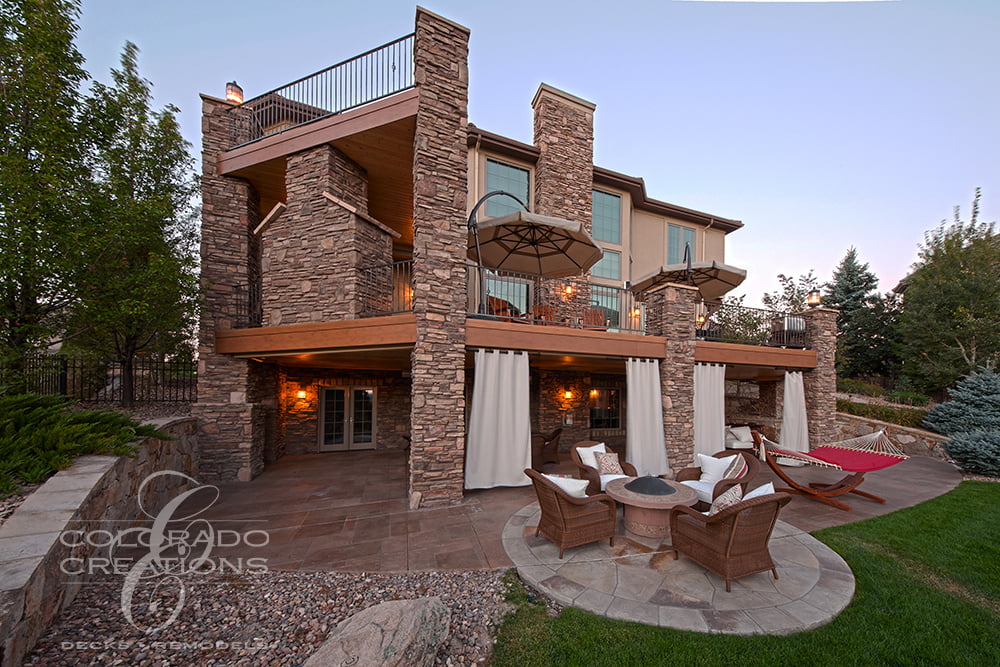 Highlands Ranch Multi-Level Outdoor Living Retreat with Mountain Views