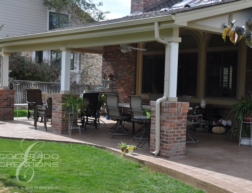 Lone Tree Covered Patio with Built-In Grill