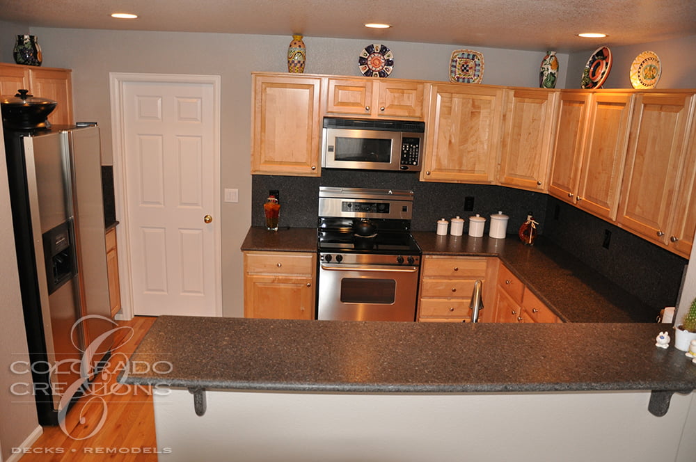 Custom Kitchen Remodel in Highlands Ranch Colorado Before & After