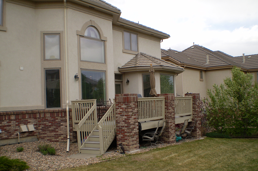Beautifully Crafted Covered Deck in Aurora, Colorado - Luxury Deck Builder - BEFORE