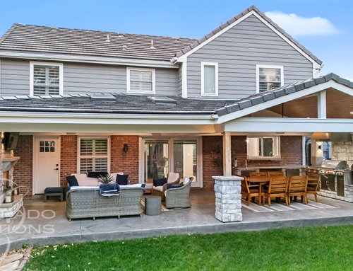 Highlands Ranch Luxury Covered Outdoor Kitchen Patio