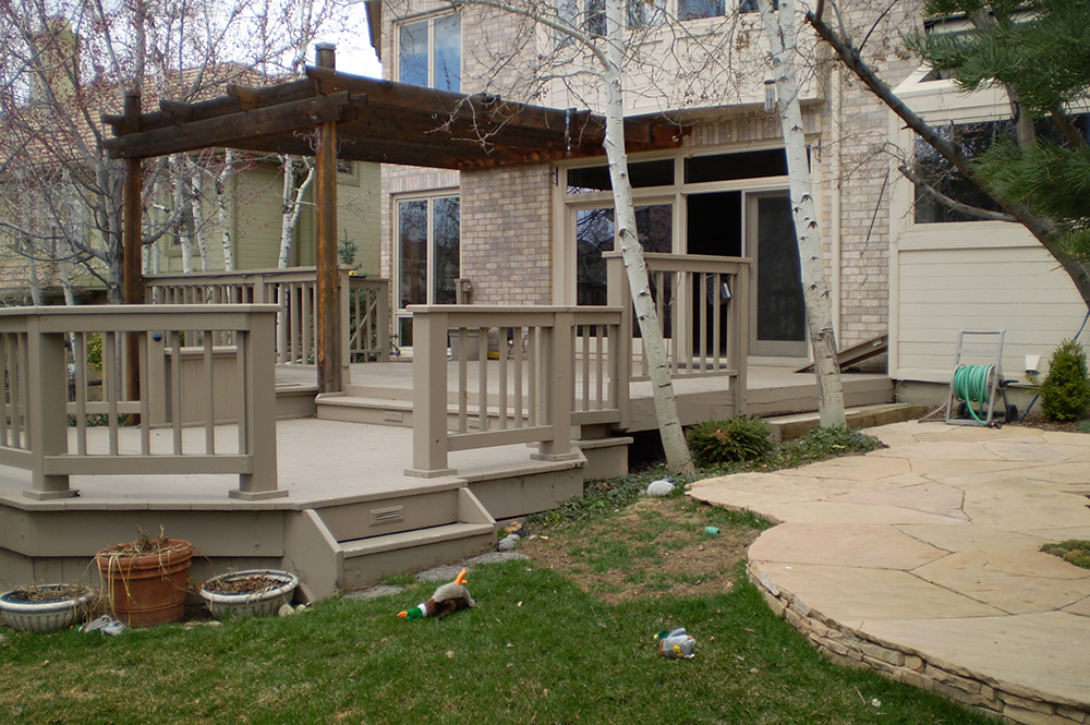 Colorado Creations Centennial Deck - BEFORE