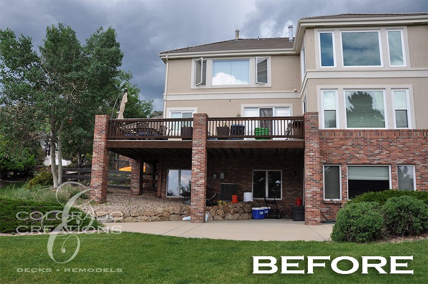 THE SWIM SPA DECK - BEFORE!