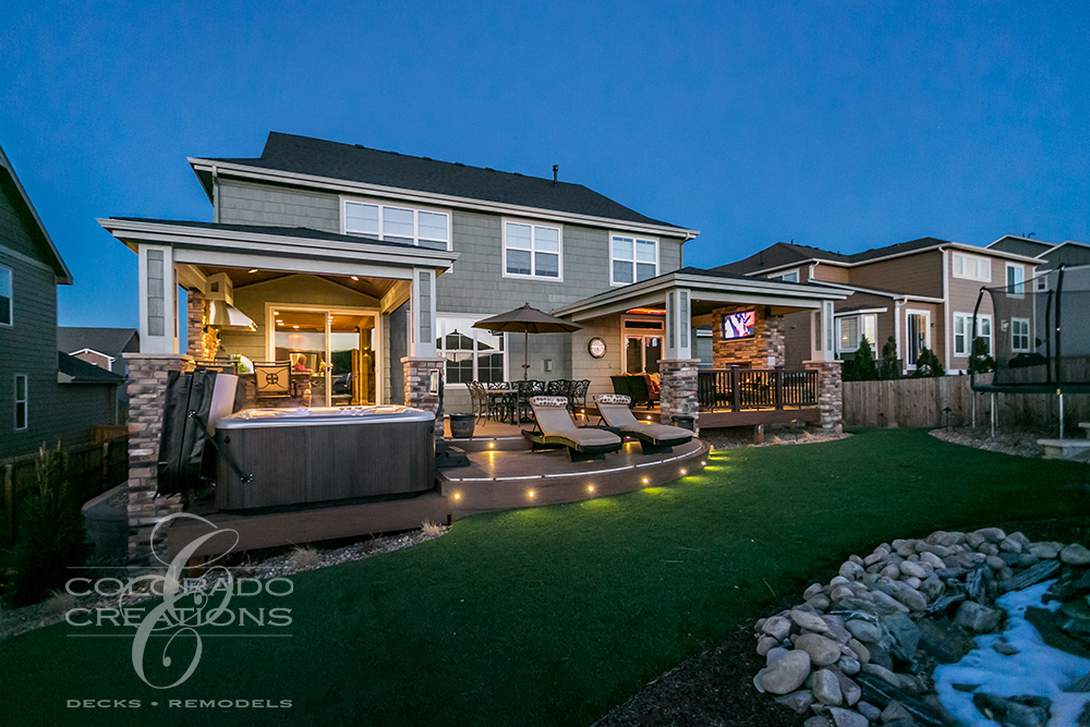 Highlands Ranch Dual Deck, Sun Deck, Hot Tub, Outdoor Kitchen