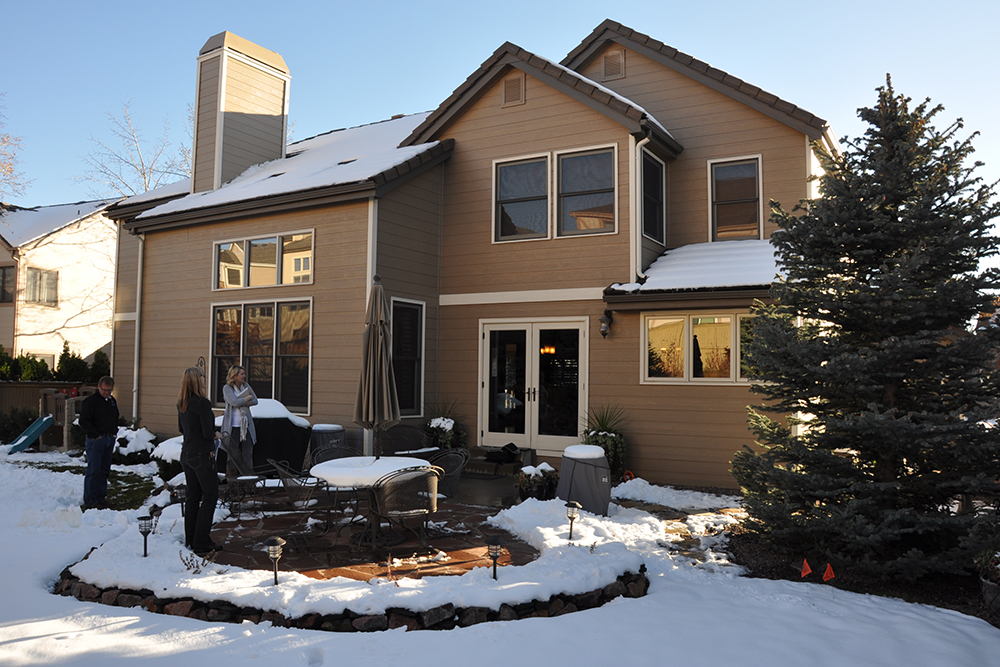 Lonetree Covered Deck - Colorado Creations Before Photo